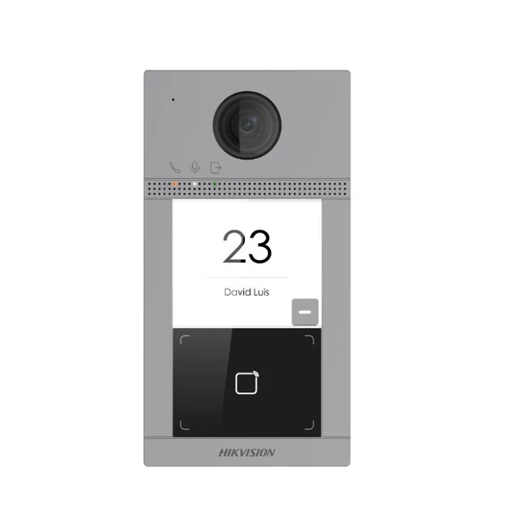 HIKVISION DS-KV8113-WME1(C) INTERCOM SİSTEMİ DIŞ ÜNİTE VİLLA TİPİ FİZİKİ BUTON ürün görseli 1