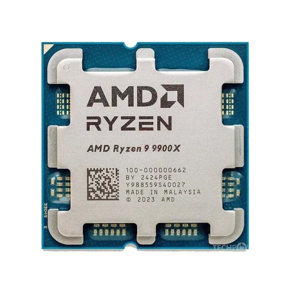 AMD RYZEN 9 9900X 78MB 12çekirdekli O/B UHD AM5 120w Kutusuz+Fansız ürün görseli 1