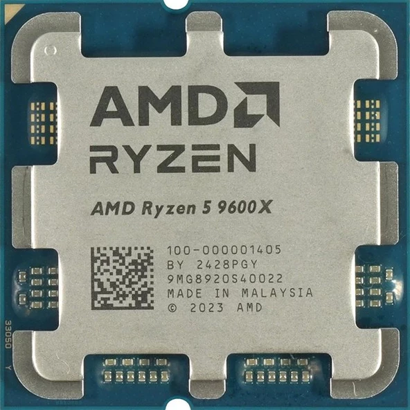 AMD RYZEN 5 9600X 38MB 6çekirdekli O/B UHD AM5 65w Kutusuz+Fansız ürün görseli 1