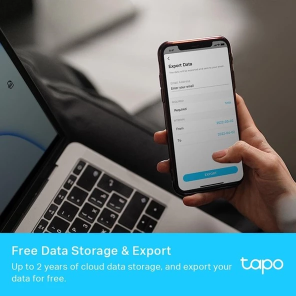 TP-LINK Tapo T315 Akıllı Sıcaklık ve Nem Sensörü - Resim 9