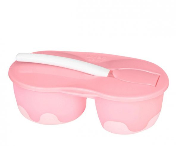 Wee Baby 2 Hazneli Mama Kabı Seti - Pembe ürün görseli 1