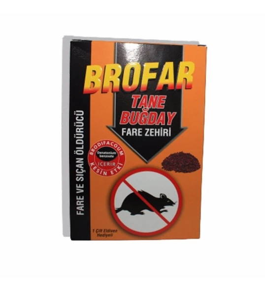 Brofar Tane Buğday Fare Zehiri 200 Gram ürün görseli 1
