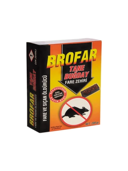 Brofar Tane Buğday Fare Zehiri 200 Gram - Resim 2