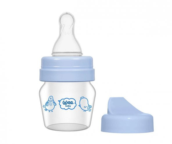 Wee Baby 0-6 Ay Mini Cam Alıştırma Bardağı Seti 30 Ml - Mavi ürün görseli 1