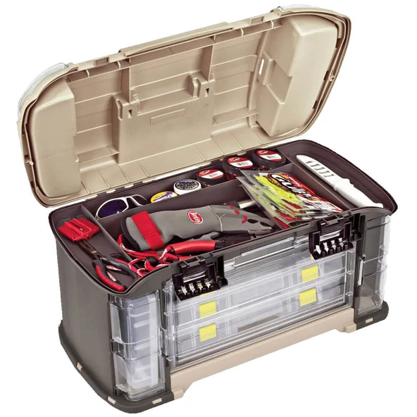 Plano Guide Angled Tackle System Plastik Balıkçı Takım Kutusu 58,42cm x 31,12cm x 31,12cm ürün görseli 1