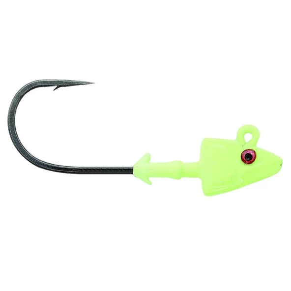 Mustad Sd840 Shad Glow Green İğne No: 5-0 21g Jighead 2 Adet ürün görseli 1