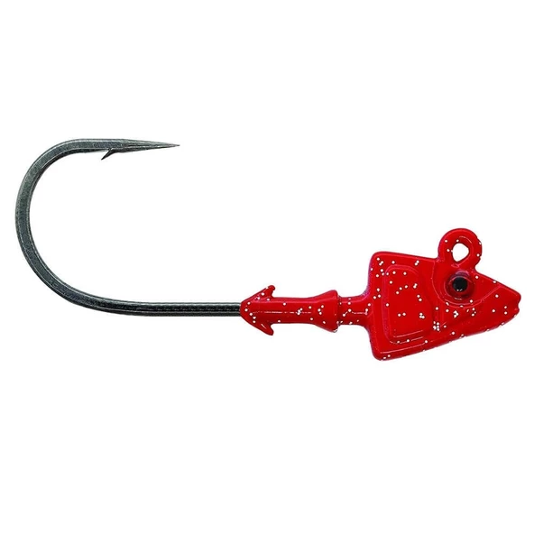 Mustad Sd840 Shad Red İğne No: 1-0 3.5g Jighead 3 Adet ürün görseli 1