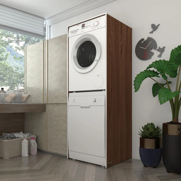 Kenzlife çamaşır-bulaşık makinesi dolabı borya cvz 180*70*60 banyo kapaksız arkalıksız ürün görseli 1
