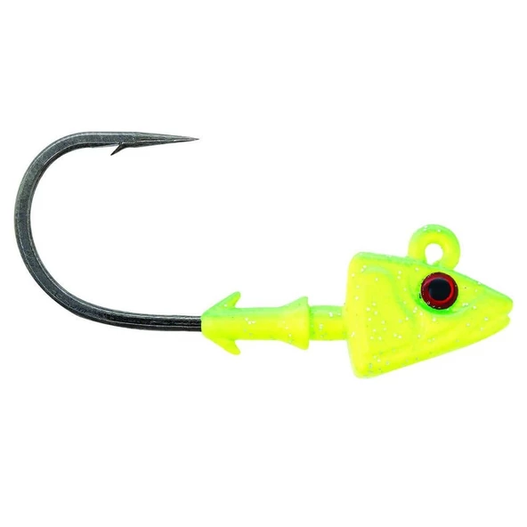 Mustad Sd824 Shad Chartreuse İğne No: 2-0 5g Jighead 3 Adet ürün görseli 1