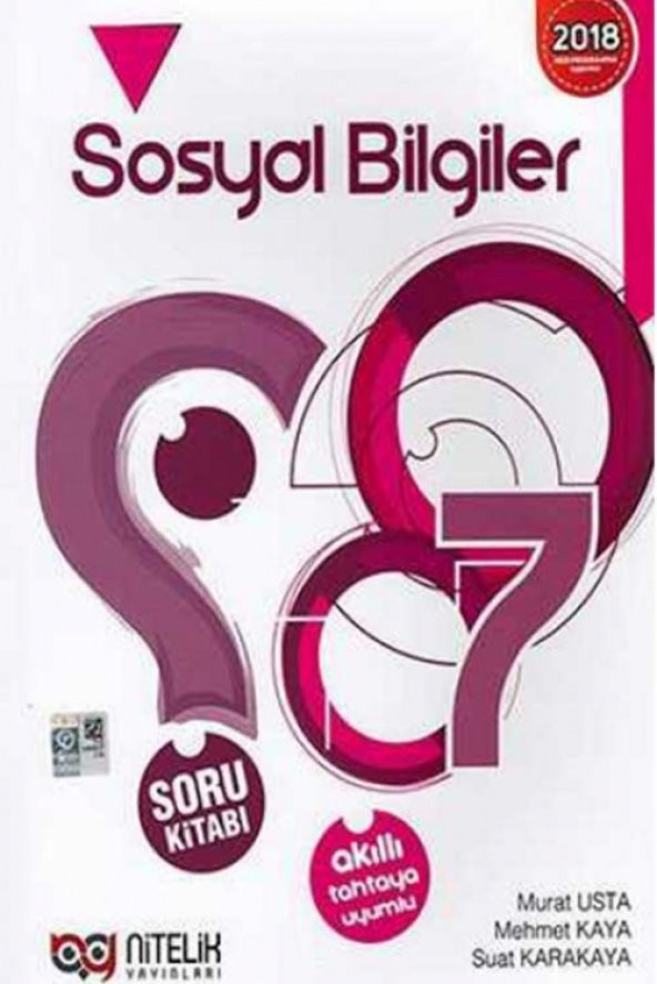 Nitelik Yayınları 7.Sınıf Sosyal Bilgiler Soru Kitabı ürün görseli 1