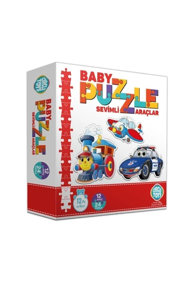 Baby Puzzle Sevimli Araçlar - Resim 3