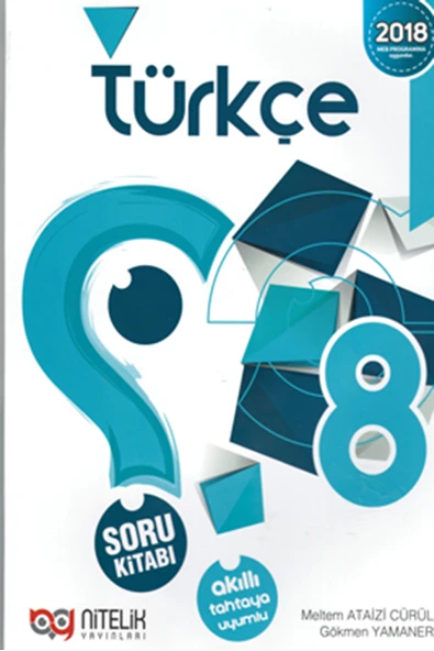 NİTELİK 8.SINIF TÜRKÇE SORU KİTABI ürün görseli 1