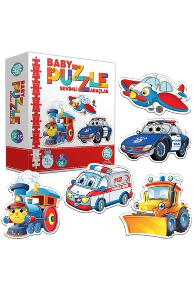 Baby Puzzle Sevimli Araçlar ürün görseli 1