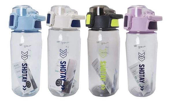 Shotay Su Matarası Tritan Mavi 600Ml - Resim 4