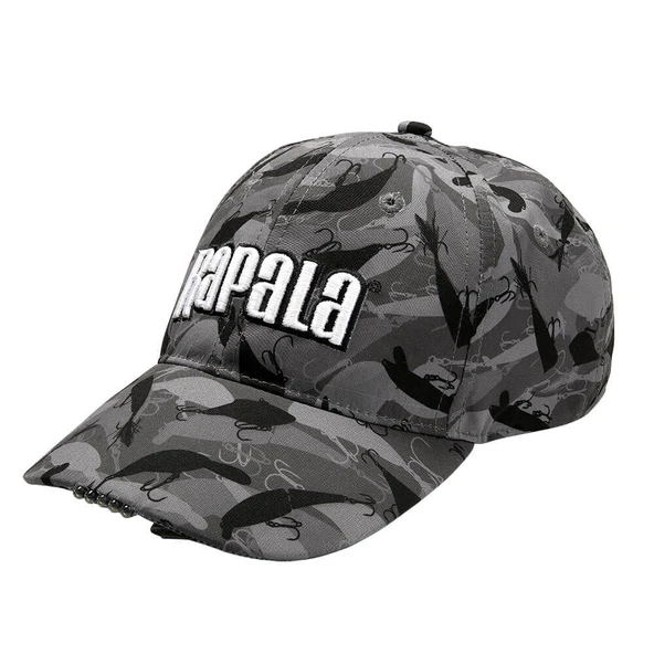 Rapala 5 Led Işıklı Camo Balıkçı Şapka - Resim 2