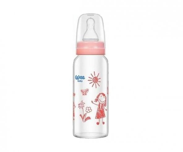 Wee Baby Isıya Dayanıklı Cam Biberon 180 ml 771 ürün görseli 1