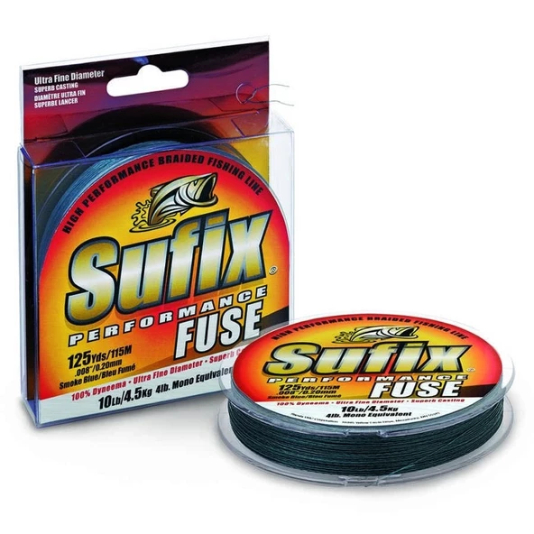 Sufix Performance Fuse 0.30 mm 250m Smoke Blue İp Misina 21kg Çeker ürün görseli 1