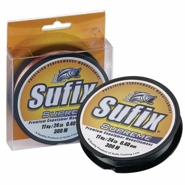 Sufix Supreme 0.90mm 100m Dark Green Monofilament Misina 50kg Çeker ürün görseli 1