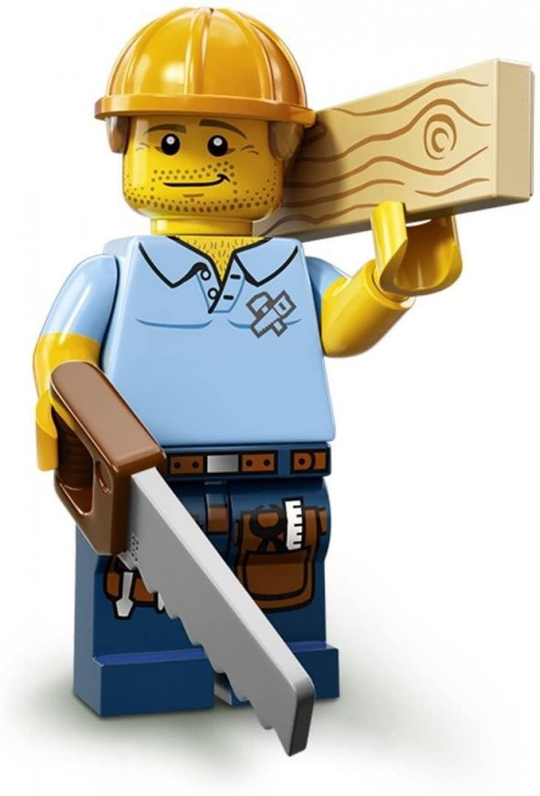 Lego Minifigür - Seri 13 - 71008 - Carpenter ürün görseli 1