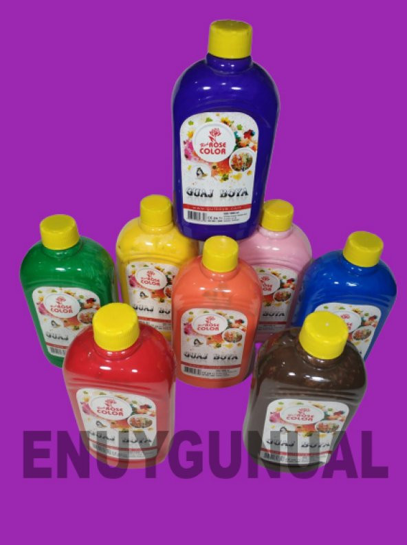 ELİF BOYA 500 ml Guaj Boya, Tempora Boya, - Resim 3
