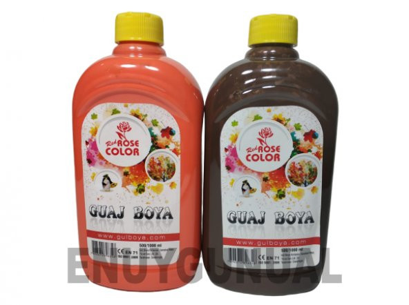 ELİF BOYA 500 ml Guaj Boya, Tempora Boya, - Resim 6