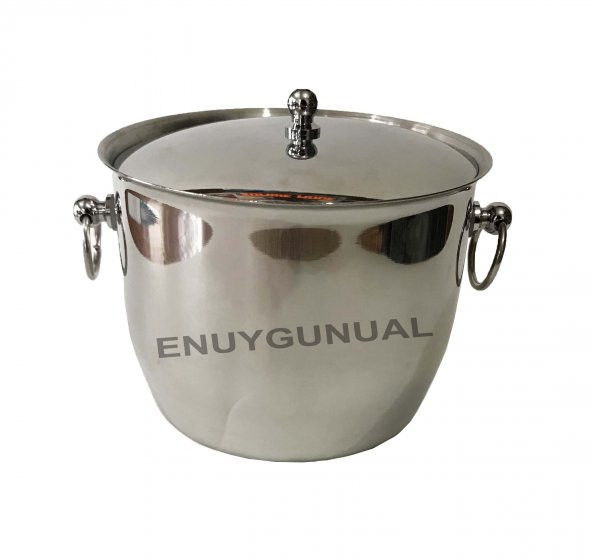 Paslanmaz Çelik Buz Kovası Termoslu 600 ml ürün görseli 1