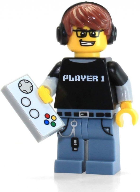 Lego Minifigür - Seri 12 - 71007 - Video Game Guy ürün görseli 1
