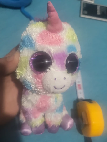 TY Beanie Boos 6" BLITZ Unicorn Plush Stuffed Animal Toy (Glitter Version) peluş oyuncak 15 cm ürün görseli 1