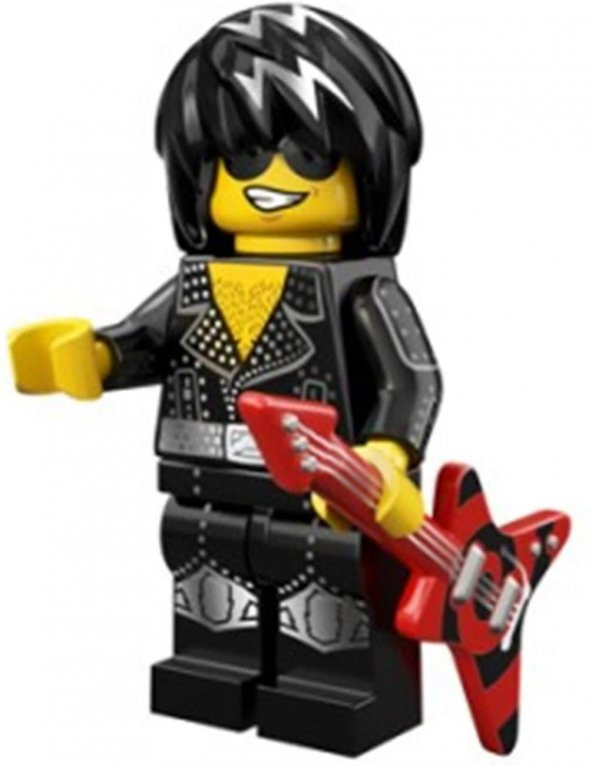 Lego Minifigür - Seri 12 - 71007 - Rock Star ürün görseli 1