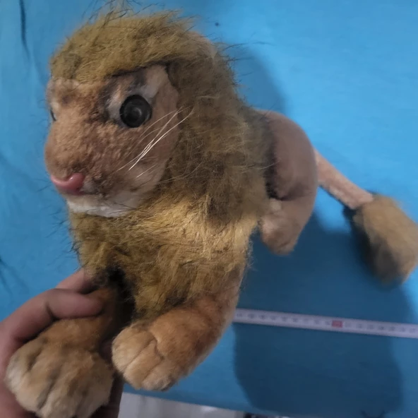 Peluş vahşi aslan sesli ışıklı 40 vm - Resim 2