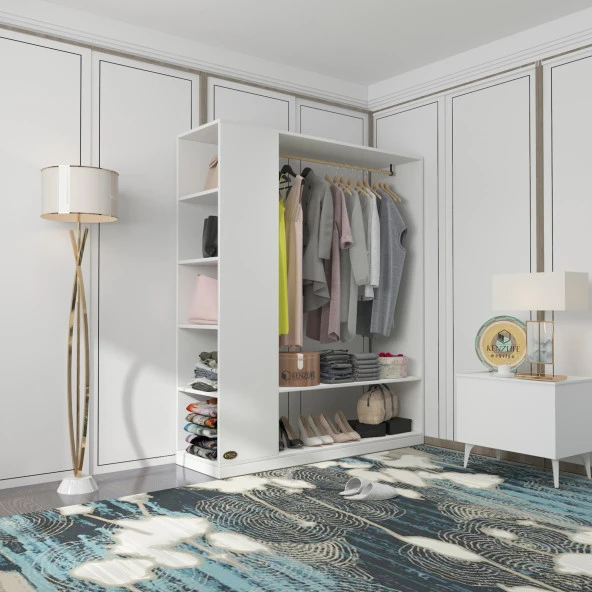 Kenzlife giysi dolabı abdullah 180*150*45 byz gardırop ürün görseli 1
