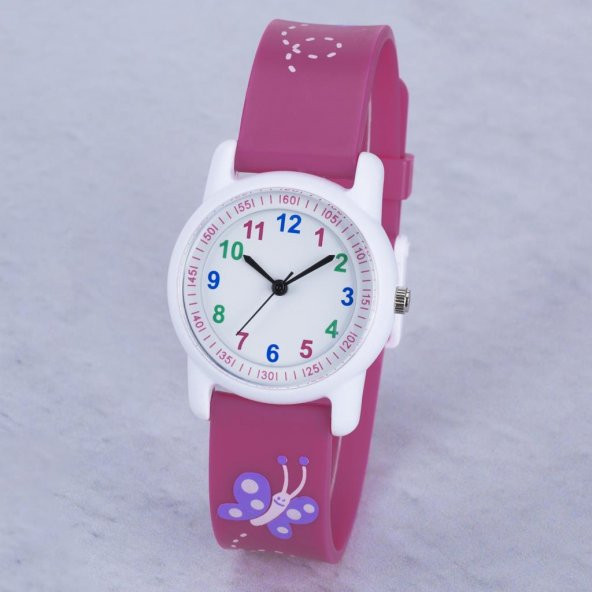 SaaTTino Kelebek Motifli Analog 6-13 Yaş Çocuk Kol Saati ST-303956 ürün görseli 1