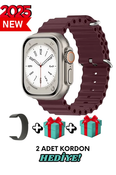 Huawei P30 Lite Uyumlu Akıllı Saat Watch ULTRA2 49MM Kordon Hediyeli - Son Versiyon ürün görseli 1