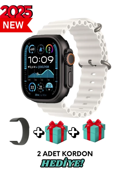 Omix X500 Uyumlu Akıllı Saat Watch ULTRA2 49MM Kordon Hediyeli - Son Versiyon ürün görseli 1