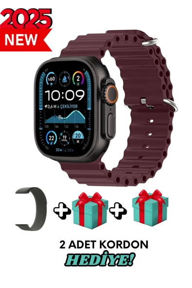 Realme Uyumlu Akıllı Saat Watch ULTRA2 49MM Kordon Hediyeli - Son Versiyon ürün görseli 1