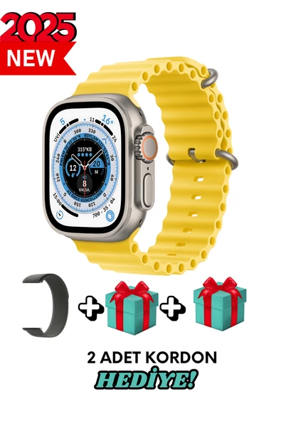 Samsung Galaxy Z Flip Uyumlu Akıllı Saat Watch ULTRA2 49MM Kordon Hediyeli - Son Versiyon ürün görseli 1
