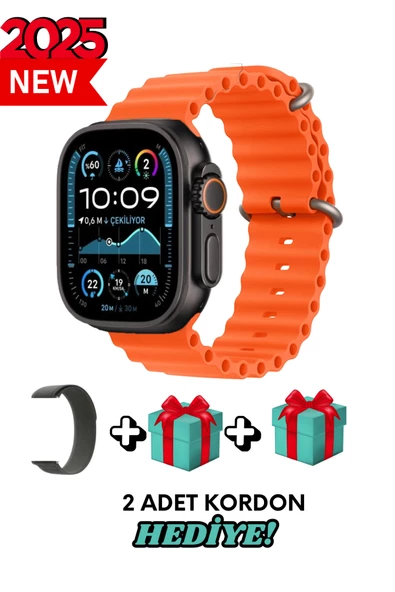 Black Shark Uyumlu Akıllı Saat Watch ULTRA2 49MM Kordon Hediyeli - Son Versiyon ürün görseli 1