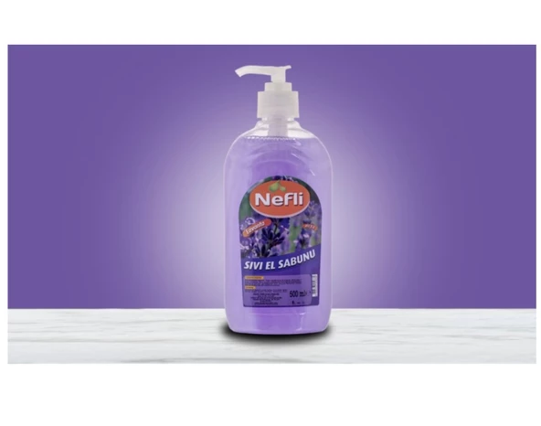 Nefli Sıvı El Sabunu Lavanta Kokulu 500 Ml ürün görseli 1