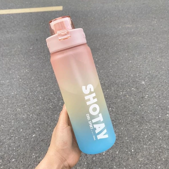 Shotay Su Matarası Policarbon Mavi 950Ml - Resim 4