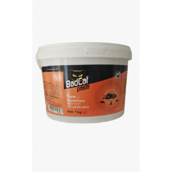 Badcat Pasta 1 Kg Fare Zehiri Sıçan Zehiri Fare ve Sıçanlarda Kesin Etkili Fare İlacı Sıçan İlacı ürün görseli 1
