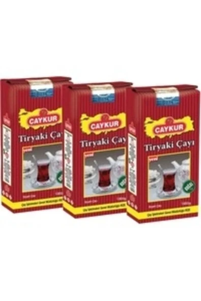 Çaykur Tiryaki 1 kg 3'lü Çay ürün görseli 1