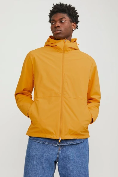 Jack Jones Erkek Altın Sarısı Rüzgar Geçirmez Shacket - Hafif ve Nefes Alabilir Tasarım 12252920 ürün görseli 1
