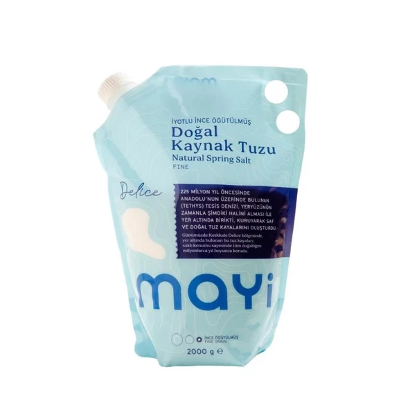 Mayi Tuz İyotlu İnce Kaynak Tuzu 2 kg ürün görseli 1
