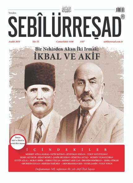 Sebilürreşad Dergi 1107. Sayı Aralık 2024 ürün görseli 1