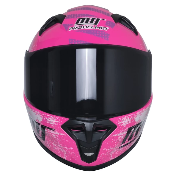 MTS 201 PEMBE ÇOCUK KASKI KAPALI MODEL - Resim 3