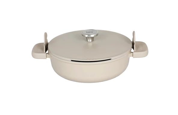 BergHOFF Leo Phantom Kapaklı Yapışmaz Sote Tavası Latte 28 cm 8501451 ürün görseli 1