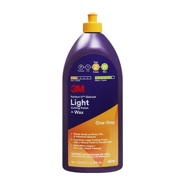 3M WAX MARİNE JELKOT CİLA 1 LT 36110 TEKNE KARAVAN ürün görseli 1