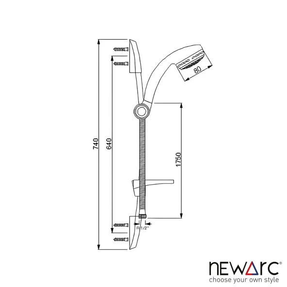 Newarc Minline Krom Banyo Üst Takımı 430691 - Resim 3