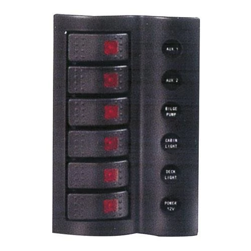 BFY 6'LI   SWITCH PANEL B.S  TEKNE, YAT VE KARAVAN ürün görseli 1