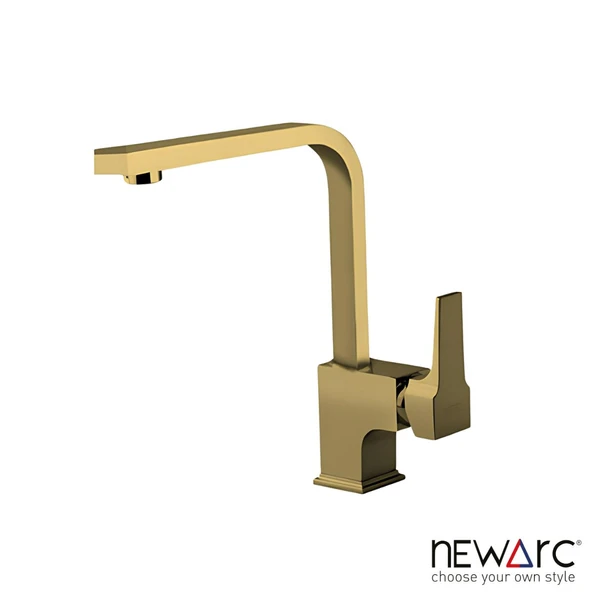 Newarc Aqua L Borulu Altın Eviye Bataryası 941888L ürün görseli 1